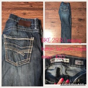 BKE CARTER STRAIGHT 29 R